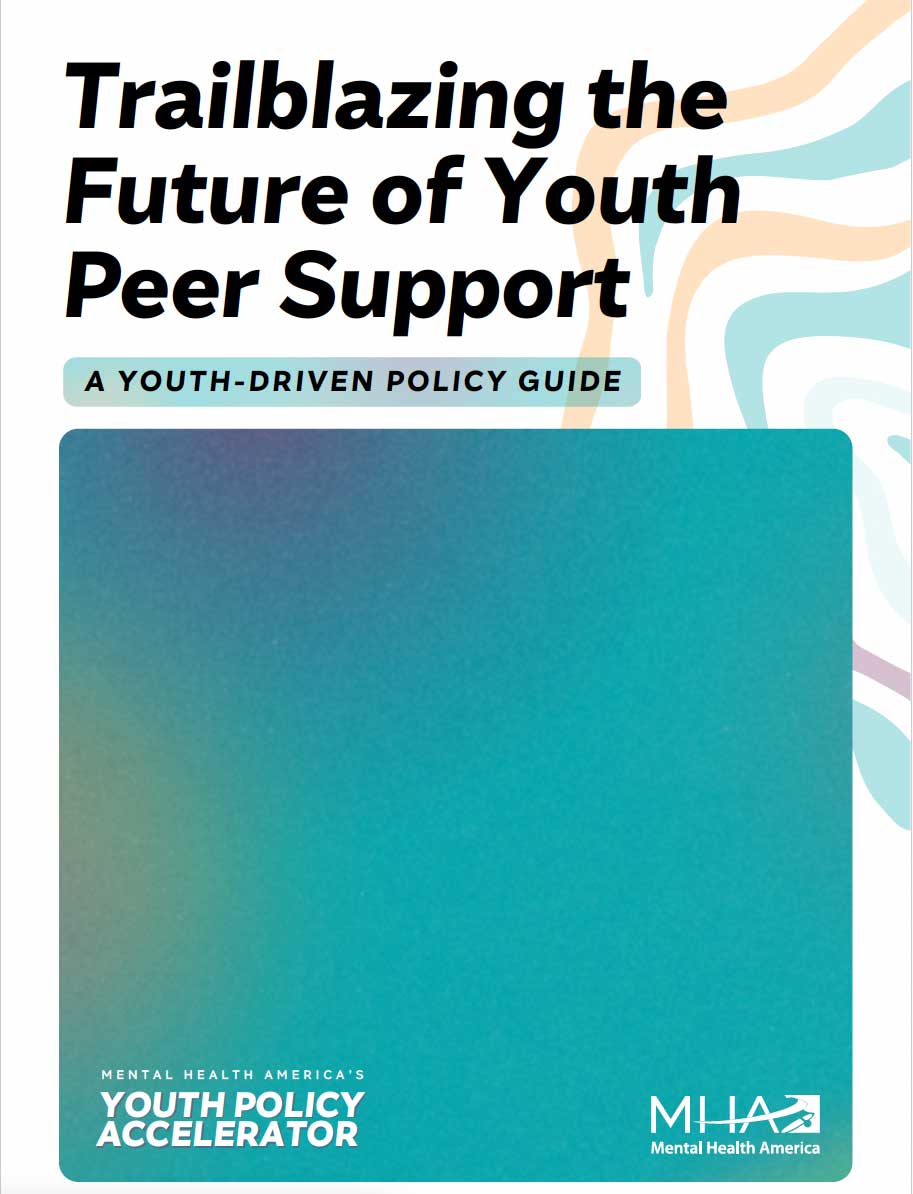 Report cover for Trailblazing the Future of Youth Peer Support