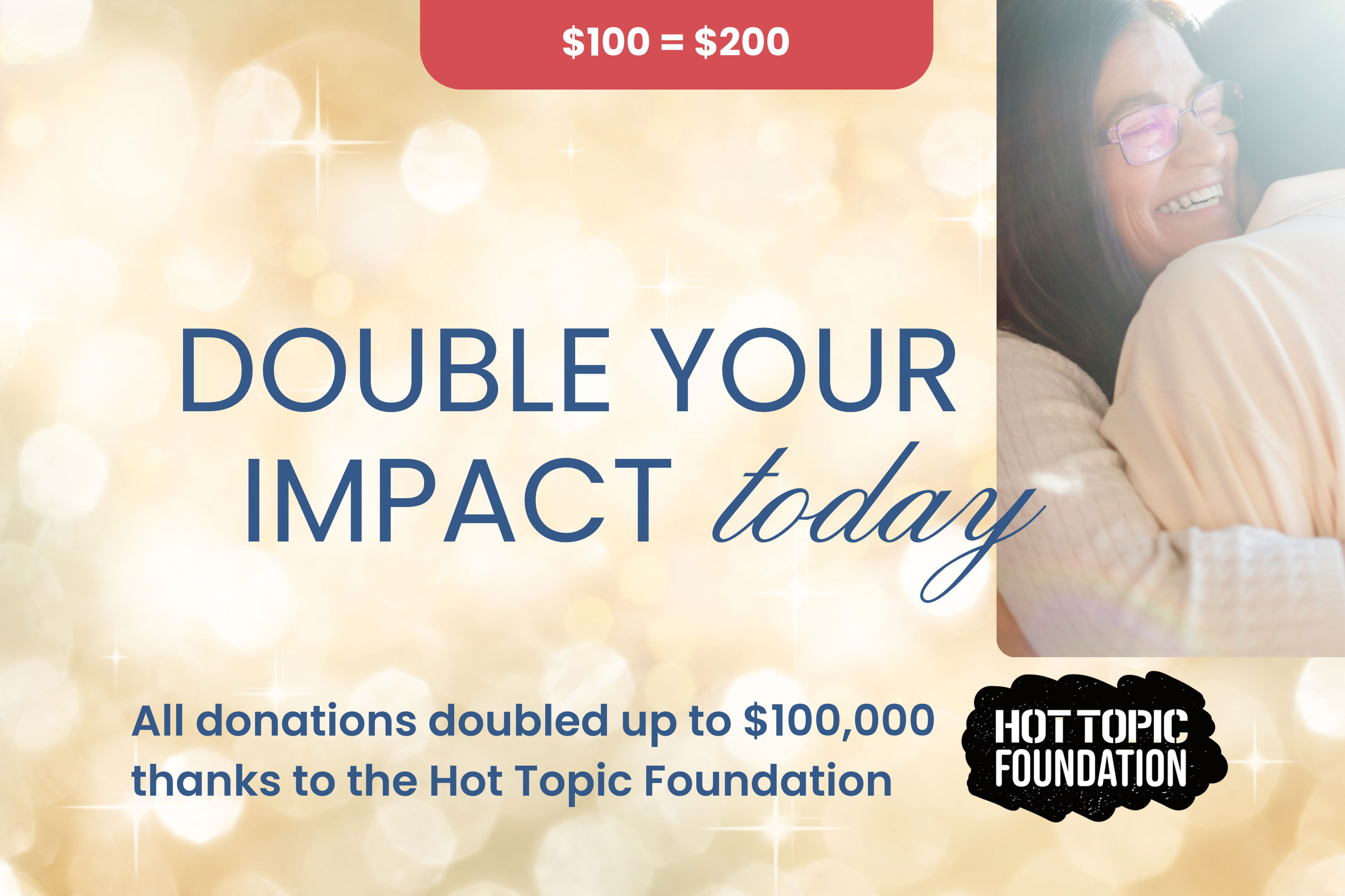 Double your impact today