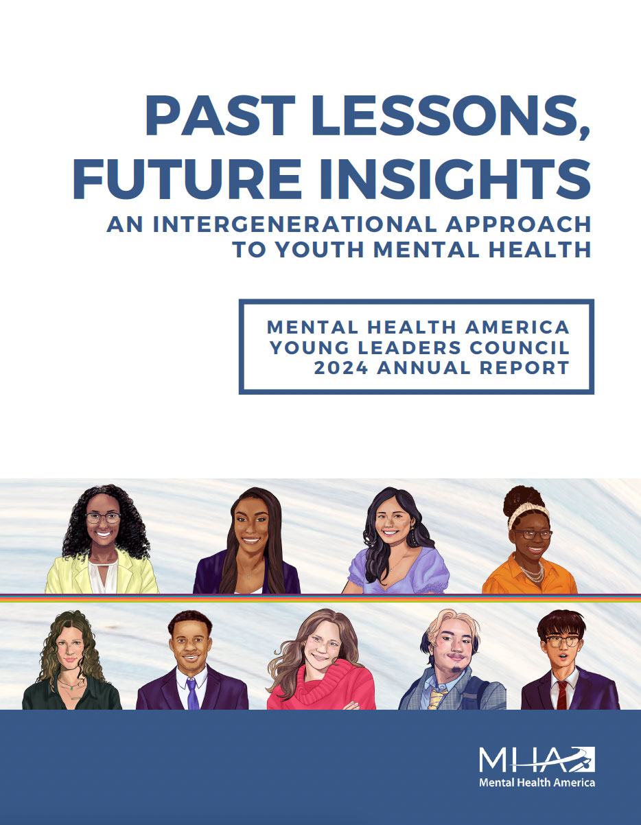 Report cover for Past Lessons, Future Insights YLC annual report