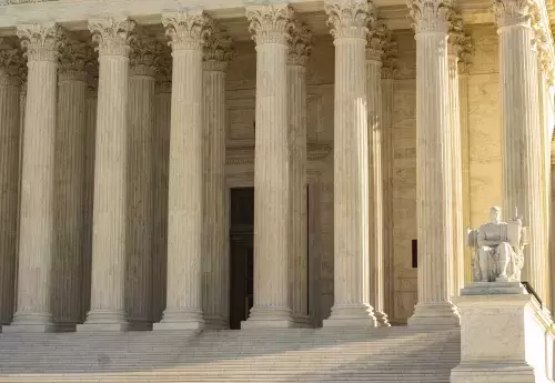 Supreme Court building in Washington, DC