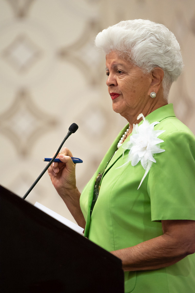 Congresswoman Grace Napolitano speaking at podium