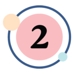 Number 2 surrounded by circle